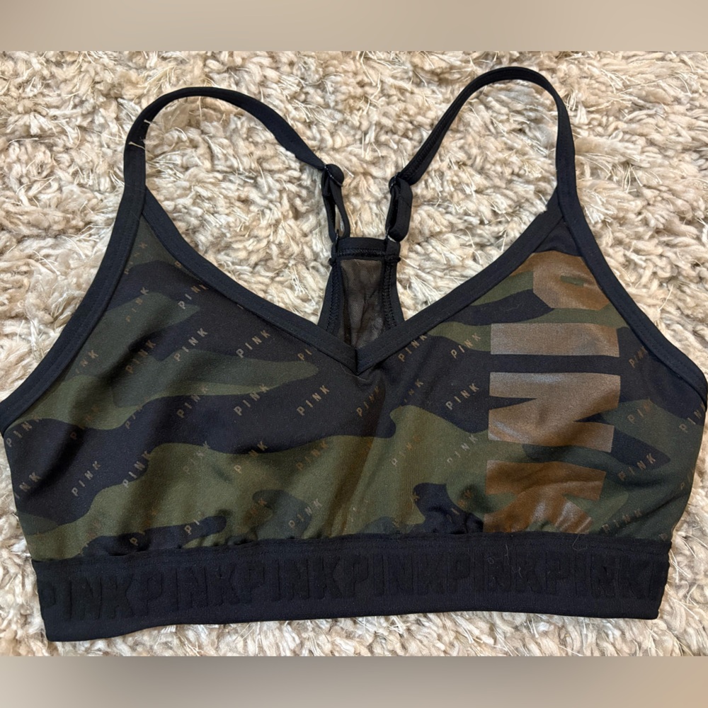 PINK Victoria's Secret Black Ultimate Bra